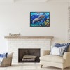 Stupell Industries Manatees & Fish Swimming Framed Giclee Art - 3 of 4