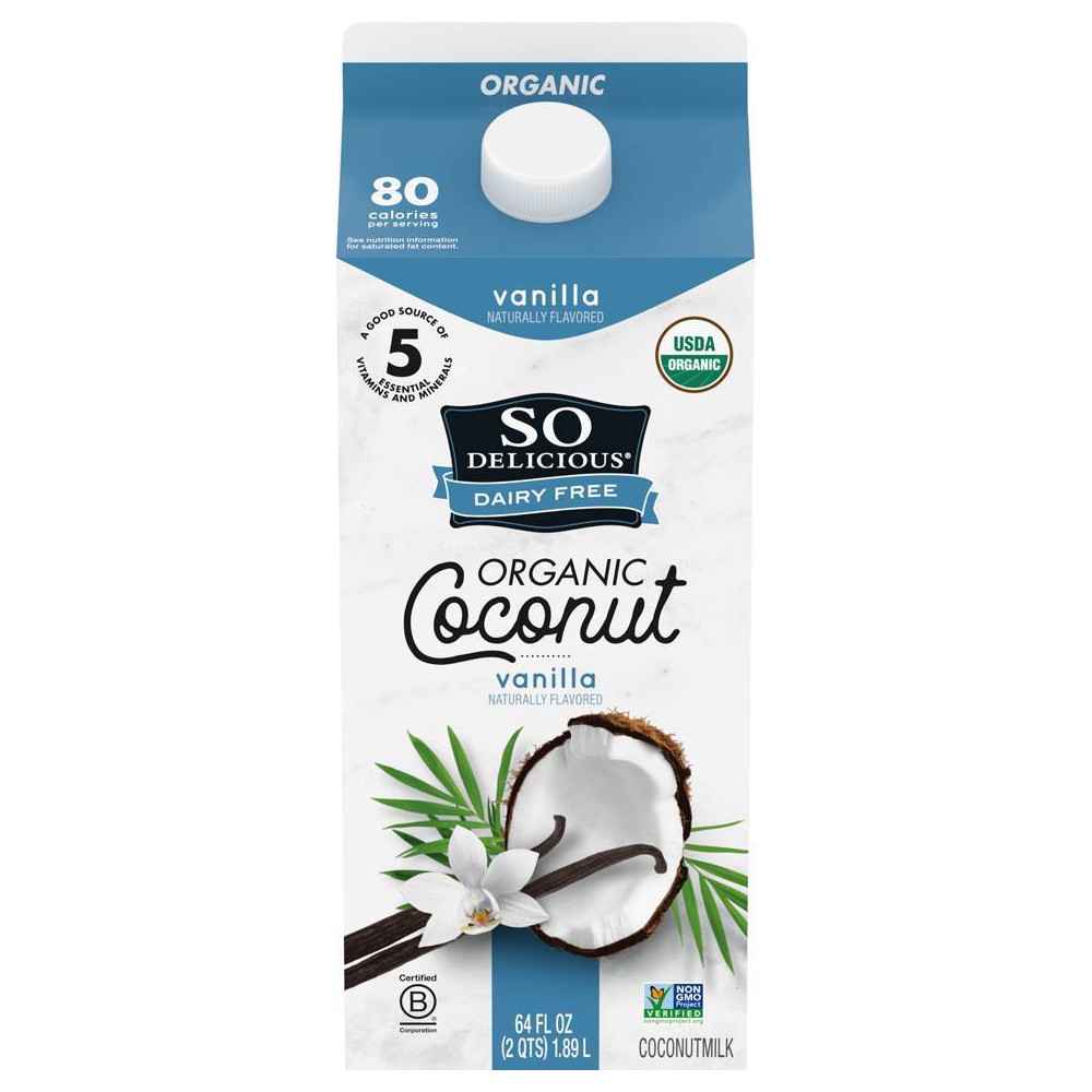 UPC 744473912049 product image for So Delicious Dairy-Free Organic Vanilla Coconut Milk - 0.5gal | upcitemdb.com