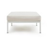 TOV Furniture Dunes Outdoor Ottoman in Cream - 2 of 4