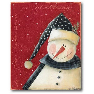 Courtside Market Snow is Glistening 8x10 Art Board - 1 of 2