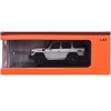 Toyota Land Cruiser (J76) White Metallic 1/64 Diecast Model Car by GCD - 3 of 3