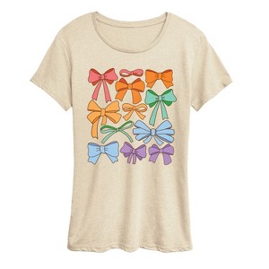 Women's - Instant Message - Pride Coquette Bows Short Sleeve Graphic T-Shirt - 1 of 4