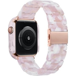 Worryfree Gadgets Resin Band with Bumper Case for Apple Watch - 1 of 4