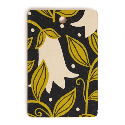 Alisa Galitsyna Hand Drawn Florals Cutting Board Rectangle - Deny Designs
