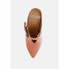 Holler Carved Buckle Statement Mules - 4 of 4