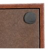 Kate and Laurel Lipton Tray, 16.5x12.25, Walnut Brown and Gold - 3 of 4