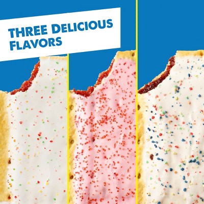 Pop-Tarts Frosted Fruit Strawberry, Cherry and Blueberry Toaster Pastries Variety Pack - 60.9oz/36ct