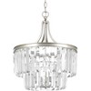 Progress Lighting Glimmer 3-Light Semi-Flush Ceiling Light, Silver Ridge, Prismatic Glass Shade - 2 of 4