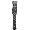 Memoi Women's Mini Diamond Knee Length Lounge Sock Black One Size - 2 of 4