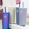 Cubitt Travel Mug 20 oz Double Walled Vacuum Insulated Stainless Steel with 2 lids, Straw and Coffe, Cupholder Friendly, Perfect for Hot & Cold - 3 of 4