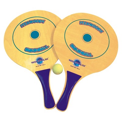 Water Sports-LLC Itza Woody Masher Paddle Ball Set