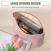 Unique Bargains Corduroy Zipper Makeup Bags and Organizers 1 Pc - 3 of 4