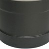 DuraVent 6 Inches 24 Gauge Steel Single Wall Air Insulated Damper Section As Wood Burning Stove Top Connecting Adapter, Black - 3 of 4