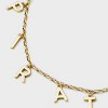 Bijoux Sport by Luv Aj MLB Gold Charm Letter Necklace - 4 of 4