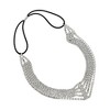 SOHI Women's Crystal Silver The Bijou Collar Necklace - 2 of 4