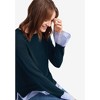 ellos Plus Size Fine Gauge Layered Pullover - 4 of 4