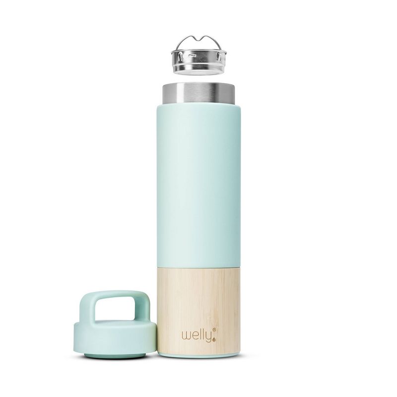 Welly 18oz Vacuum Insulated Stainless Steel Wide Mouth Water Bottle - Mint, 3 of 6