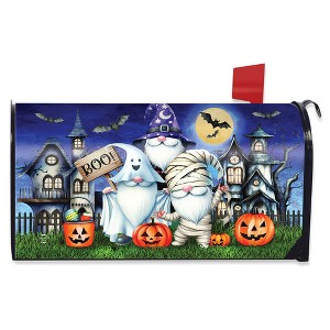 Briarwood Lane Halloween Mailbox Cover  - Standard Size - Costumed Gnomes For Halloween Mailbox Cover - 1 of 3