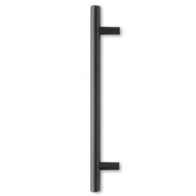 Cauldham Solid Stainless Steel Euro Cabinet Pull Oil Rubbed Bronze (6-1/4" Hole Centers) - 10 Pack, 5 of 8