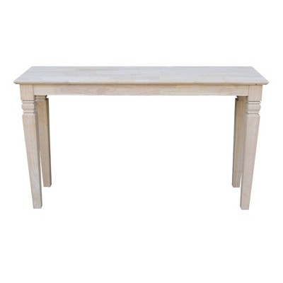 Elegant Java Solid Wood Console Table with Storage