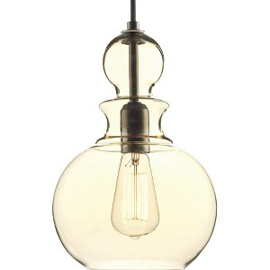 Progress Lighting Staunton 1-Light Wall Sconce, Antique Bronze, Clear Glass - 1 of 4