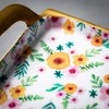 2.25"H Sullivans Floral Long Metal Serving Tray, Multicolored - 2 of 4