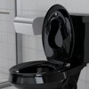 Slow-Close Elongated Toilet Seat - Stain-Proof & Hassle-Free Cleaning, Heavy-Duty Plastic Cover & Lid, Universal Fit for Bathroom (Easy Install) - 4 of 4