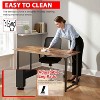 FDW Computer Desk 32/39/47/55 inch Length Study Writing Table Adjustable feet for Home Office - 3 of 4
