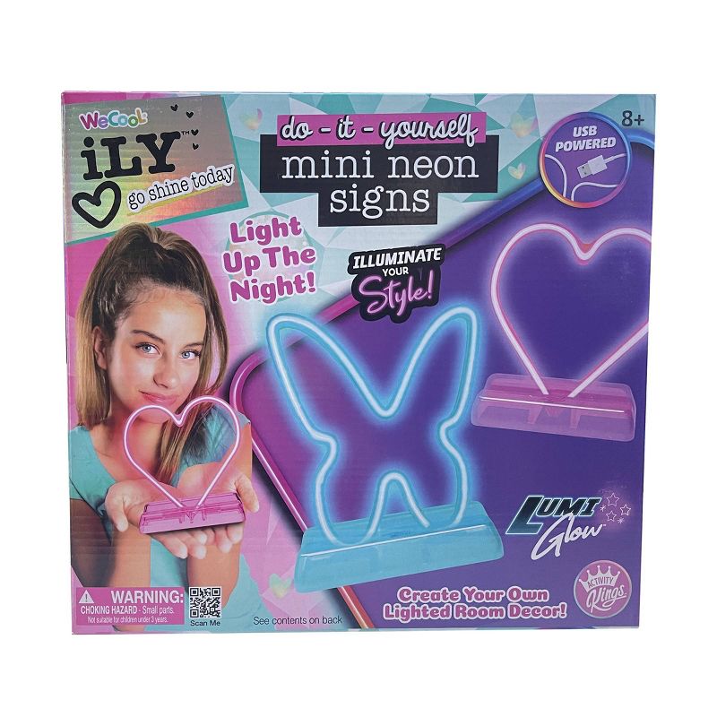iLY Lumiglow DIY Mini Heart &#38; Butterfly Neon Signs, 1 of 7