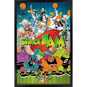 Trends International Looney Tunes: Space Jam - Classic Framed Wall Poster Prints - 1 of 4