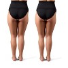 Memoi 2 Pair Women's Full Coverage High Waisted Shaping Briefs - 3 of 4