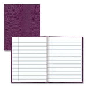 Blueline Executive Notebook, 1-Subject, Medium/College Rule, Grape Cover, (72) 9.25 x 7.25 Sheets - 1 of 4