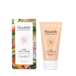 Nourish Organic Botanical Beauty Luxe Face Cream - 1.7 fl oz - 1 of 3