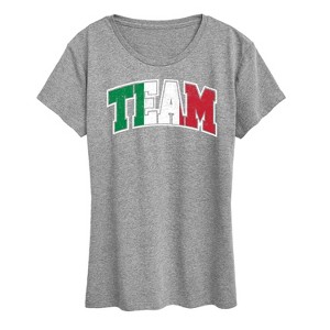 Women's - Instant Message - Team Italy Short Sleeve Graphic T-Shirt - 1 of 4