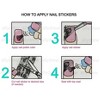 Wrapables Funky Cute Funky Patterns Nail Art Nail Stickers 3d Nail Decals, 10 sheets (300+ nail stickers) - 4 of 4