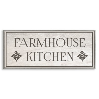 Stupell Industries Farmhouse Kitchen Typography, 30" x 13"