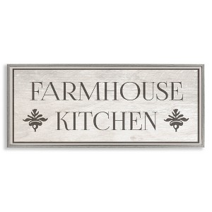 Stupell Industries Farmhouse Kitchen Typography, 30" x 13" - 1 of 4