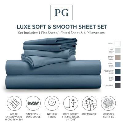 Luxe Soft & Smooth 100% Tencel 6-piece Sheet Set