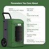 Fehom 180°Pint Commercial Dehumidifier with Pump for Home & Basements up to 7000 sq ft - 2 of 4
