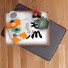 Deny Designs Kal Barteski Carpe Diem Rectangle Tray - Black/White: Elegant Wood Serving Platter, 18"x14" - 3 of 4