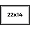 PosterPalooza | Flat Silver Picture Frame - UV Acrylic, Backing Board, Hanging Hardware Included - 2 of 4