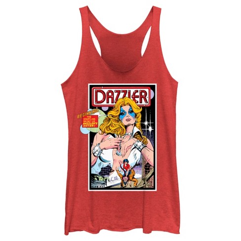 Women's Marvel Dazzler Secret Sister Comic Book Cover Racerback Tank Top - image 1 of 4