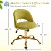 Karl Home | 23 inch Task Chair Office Desk Chair Make Up Chair With Wheels - 2 of 4