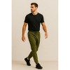 Men's Ultra Soft Fleece Joggers (1-Pack) - Zipper Pockets & Modern Fit - 2 of 4