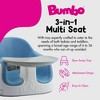 Bumbo Baby Toddler Adjustable 3in1 Multi Seat High Chair & Booster Seat w/ Removable Tray & Buckle Strap for Toddlers 1 to 3 (2 Pack) - image 4 of 4