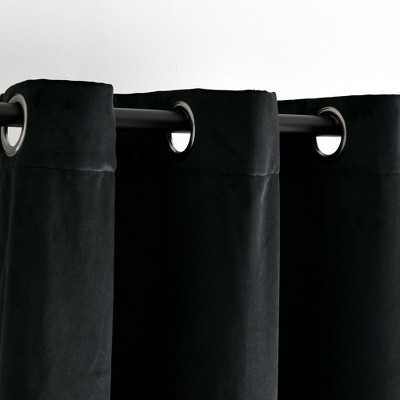 Lush Decor Prima Velvet Window Curtain Panels - Thumbnail 4