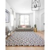Unique Loom Felt Ball Collection Area Rug - Cloud - 3 of 4