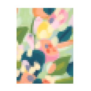 Trademark Fine Art - June Erica Vess  8-Bit Garden I Canvas Art - 1 of 4