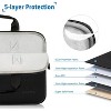 Hachikiko 13.3-14 Inch Laptop Sleeve with Small Pouch - Waterproof Case for MacBook Pro 14 (M4/M3/M2/M1), HP/Dell/Lenovo 13-14" Notebooks - 3 of 4