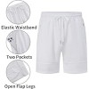 Men's 2 Pieces Outfits Quarter Zip Polo Shirt and Shorts Set 2025  Summer Casual Athletic Suit Tracksuit Set - 4 of 4